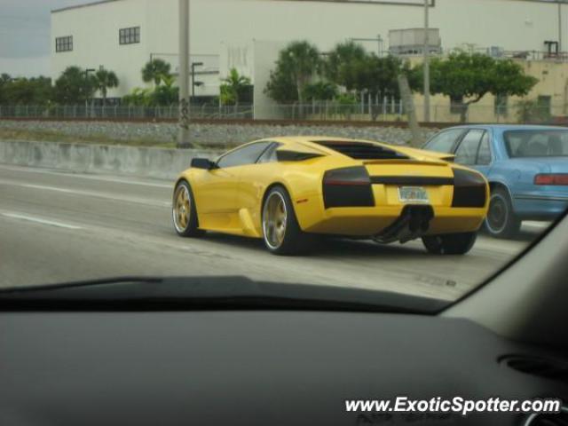 Lamborghini Murcielago spotted in Miami, Florida