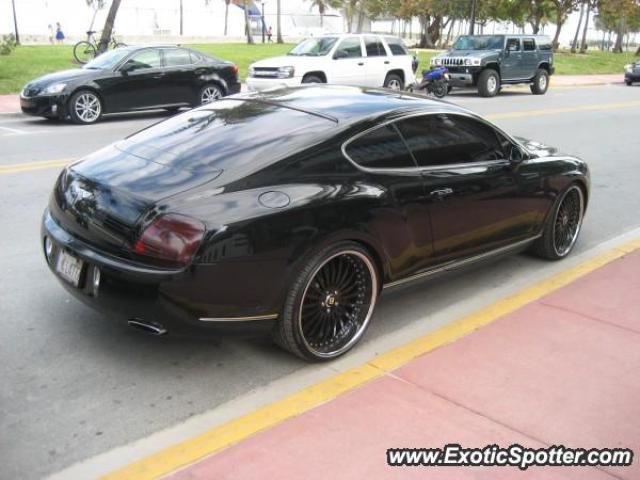 Bentley Continental spotted in South Beach, Florida