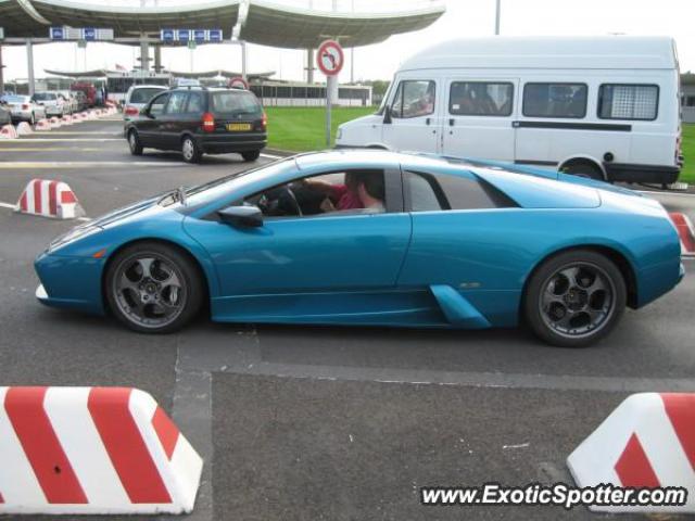 Lamborghini Murcielago spotted in Channel Tunnel, France