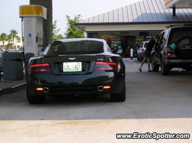 Aston Martin DB9 spotted in Jacksonville, Florida