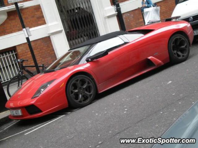 Lamborghini Murcielago spotted in London, United Kingdom