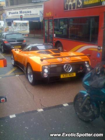 Pagani Zonda spotted in London, United Kingdom