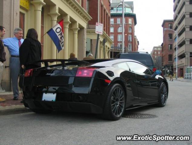 Lamborghini Gallardo spotted in Providence, Rhode Island