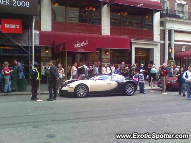 Bugatti Veyron spotted in New York City, New York