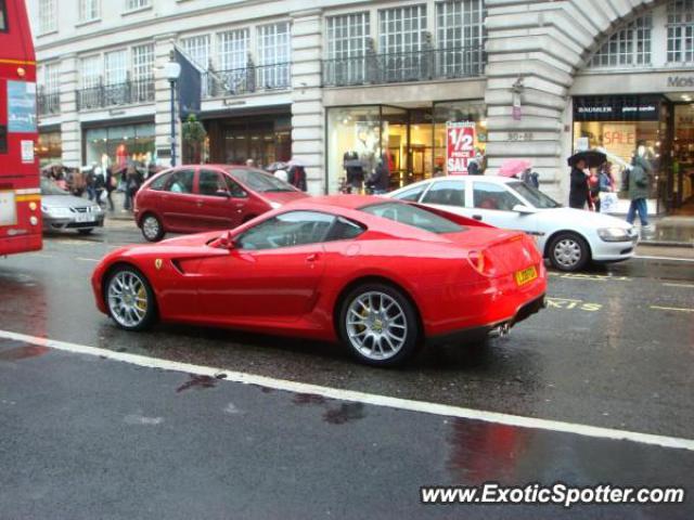 Ferrari 599GTB spotted in London, United Kingdom