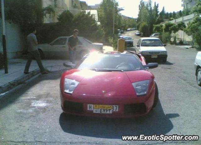 Lamborghini Murcielago spotted in Tehran, Iran