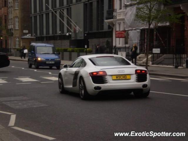 Audi R8 spotted in London, United Kingdom