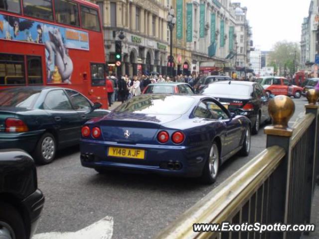 Ferrari 550 spotted in London, United Kingdom