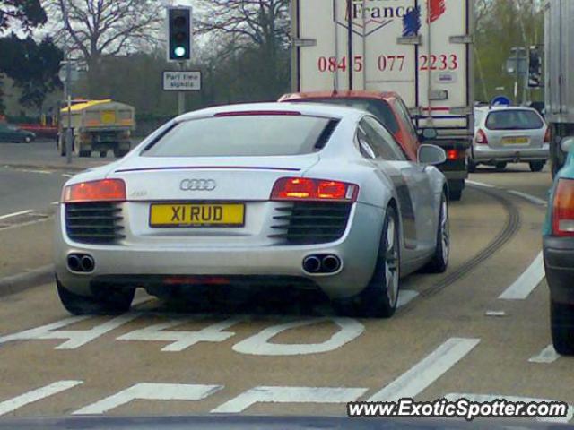 Audi R8 spotted in Newport, United Kingdom