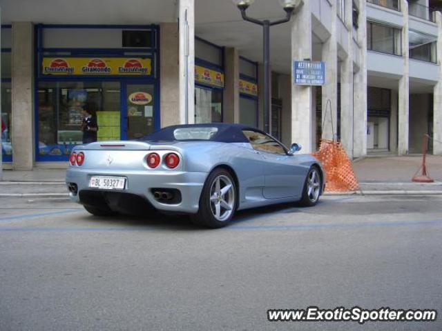 Ferrari 360 Modena spotted in Pordenone, Italy