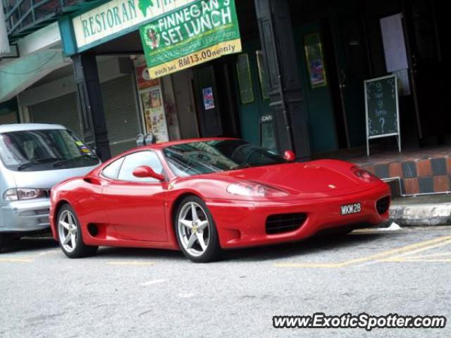 Ferrari 360 Modena spotted in Kuala Lumpur, Malaysia