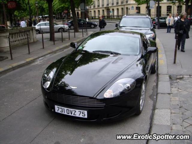 Aston Martin DB9 spotted in Paris, France