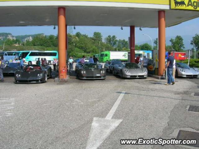 Pagani Zonda spotted in Modena, Italy