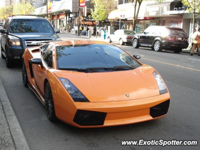 Lamborghini Gallardo spotted in Vancouver, Canada