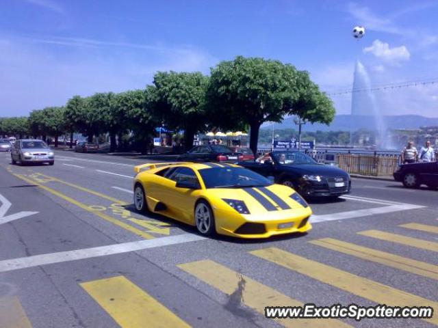 Lamborghini Murcielago spotted in Geneva, Switzerland