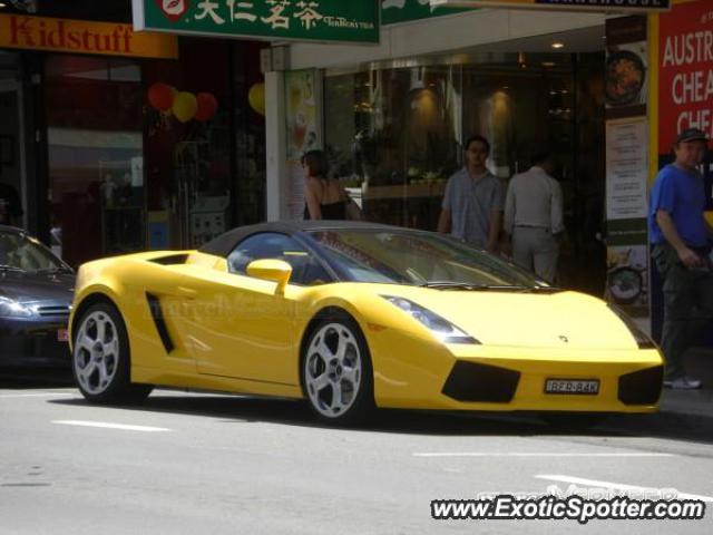 Lamborghini Gallardo spotted in Sydney, Australia