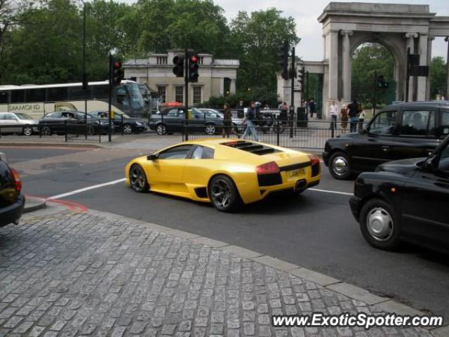 Lamborghini Murcielago spotted in London, United Kingdom