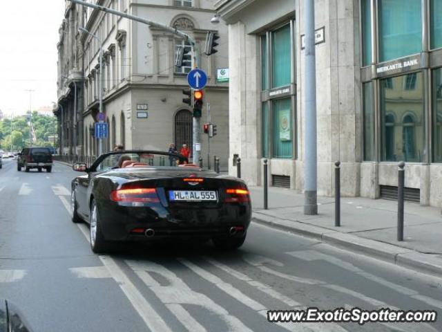 Aston Martin DB9 spotted in Budapest, Hungary