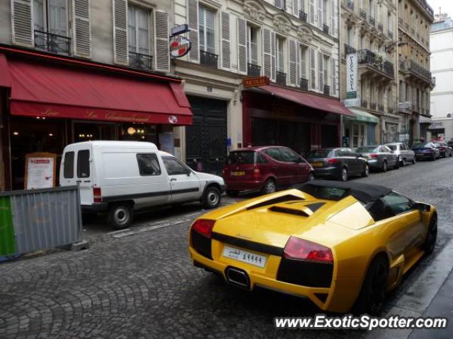 Lamborghini Murcielago spotted in Paris, France