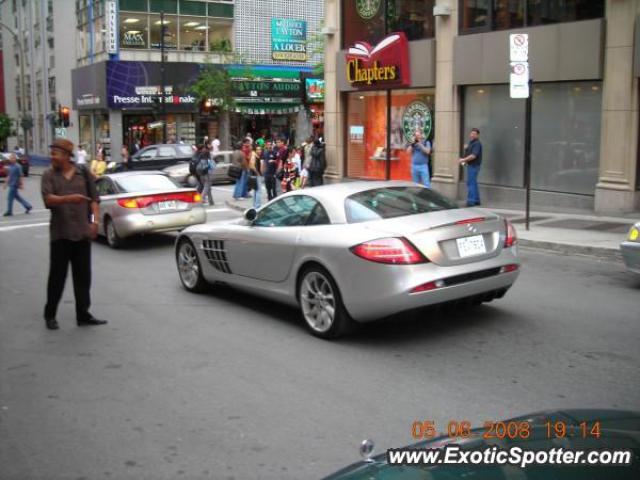 Mercedes SLR spotted in Montreal, Canada