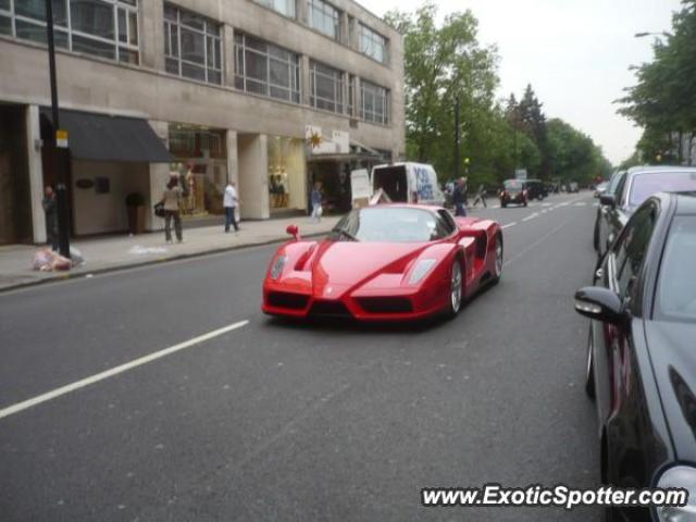 Ferrari Enzo spotted in London, United Kingdom