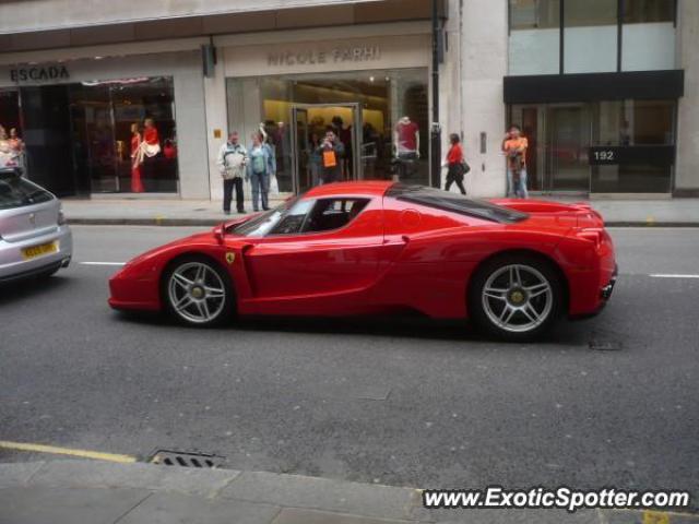 Ferrari Enzo spotted in London, United Kingdom