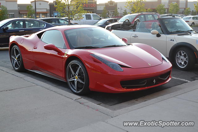 Ferrari 458 Italia spotted in Bountiful, Utah