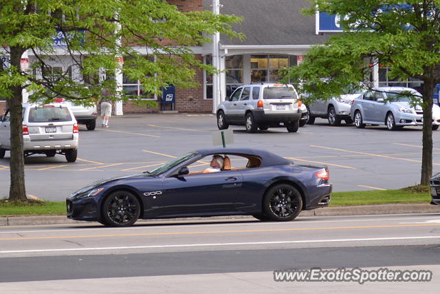 Maserati GranCabrio spotted in Bushnell's Basin, New York