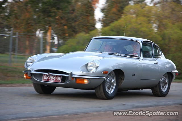 Jaguar E-Type spotted in Winton, Australia