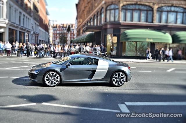 Audi R8 spotted in London, United Kingdom