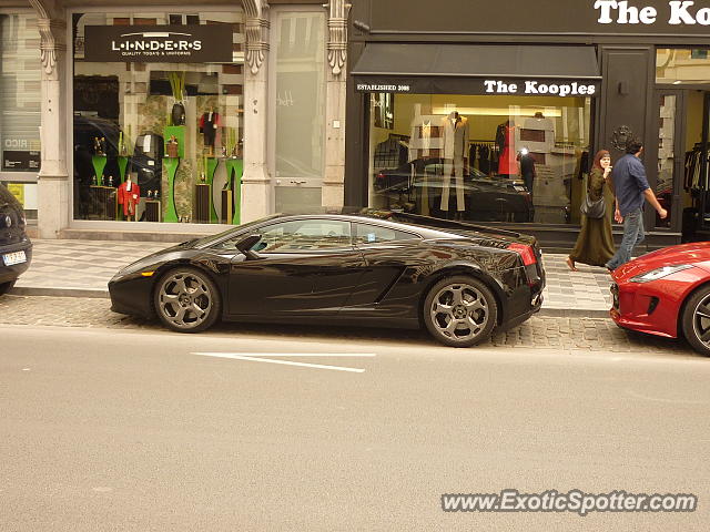 Lamborghini Gallardo spotted in Brussels, Belgium