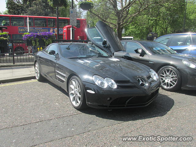 Mercedes SLR spotted in London, United Kingdom