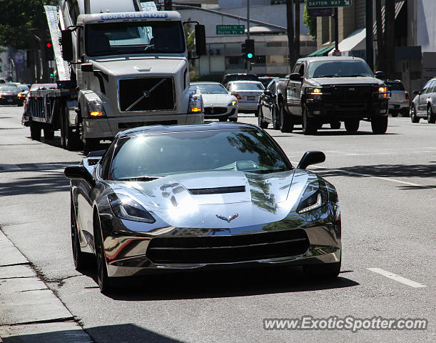 Chevrolet Corvette Z06 spotted in Beverly Hills, California