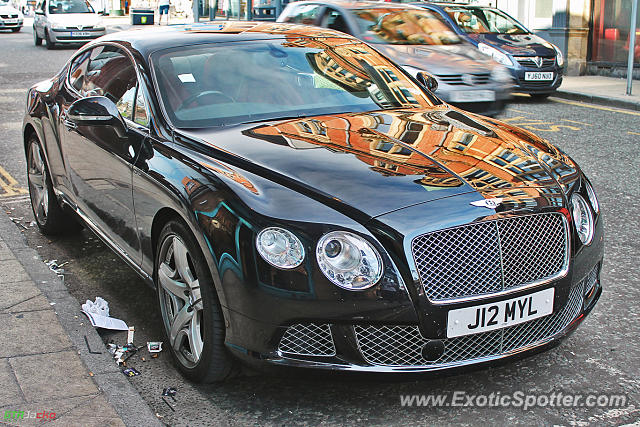 Bentley Continental spotted in Leeds, United Kingdom