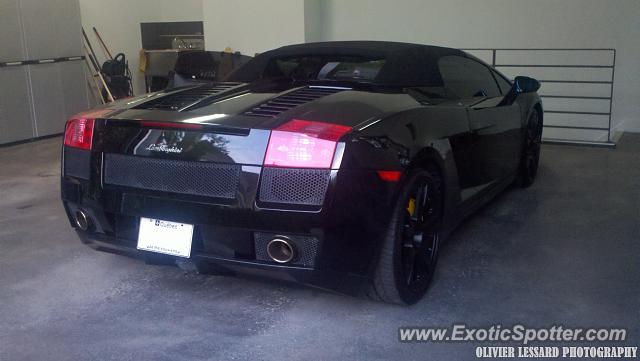 Lamborghini Gallardo spotted in Boucherville, Canada