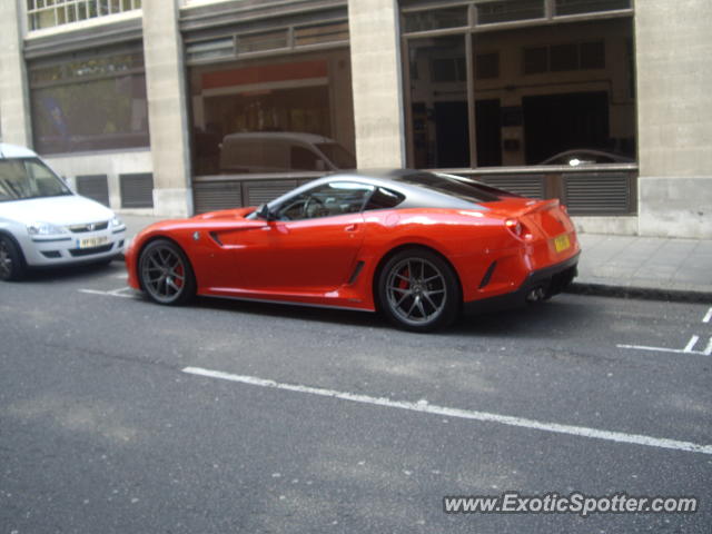 Ferrari 599GTO spotted in London, United Kingdom