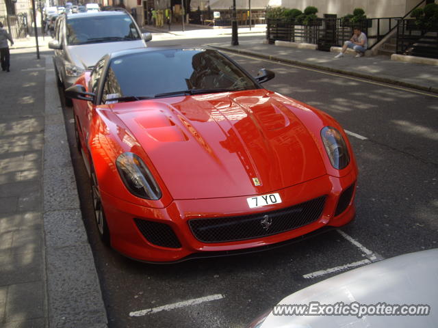 Ferrari 599GTO spotted in London, United Kingdom