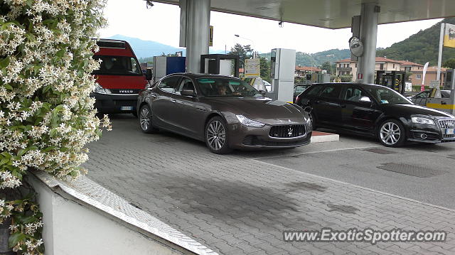 Maserati Ghibli spotted in Bergamo, Italy