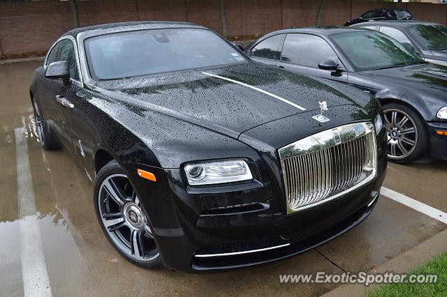 Rolls Royce Wraith spotted in Dallas, Texas