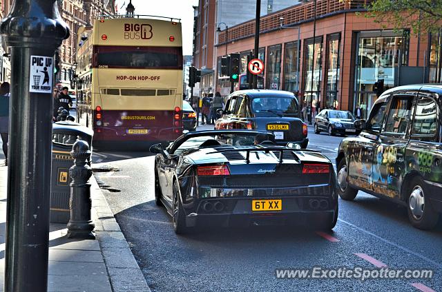 Lamborghini Gallardo spotted in London, United Kingdom