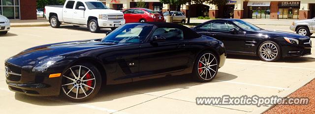 Mercedes SLS AMG spotted in Clive, Iowa
