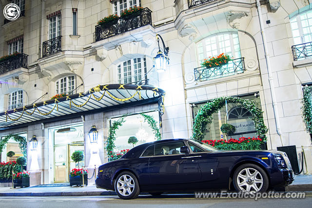 Rolls Royce Phantom spotted in Paris, France