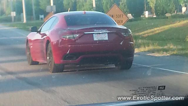 Maserati GranTurismo spotted in Wake Forest, North Carolina