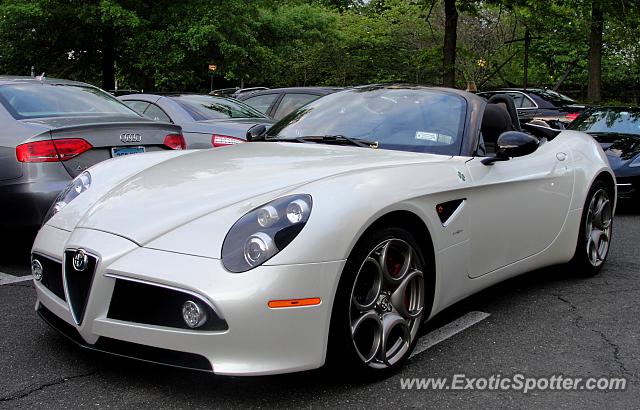 Alfa Romeo 8C spotted in Greenwich, Connecticut