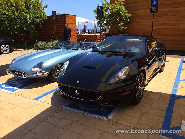 Ferrari California spotted in Malibu, California