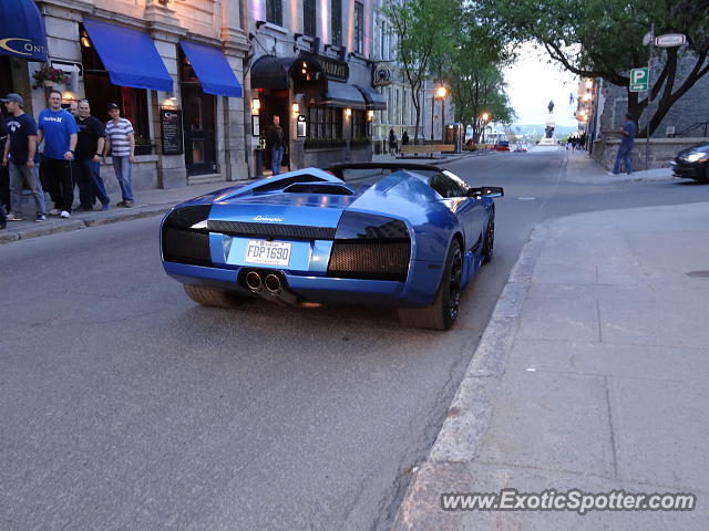 Lamborghini Murcielago spotted in Old Quebec city, Canada