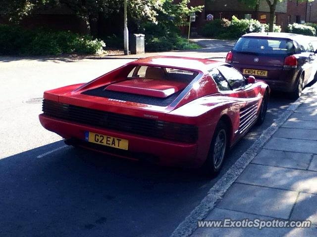 Ferrari Testarossa spotted in Exeter, United Kingdom