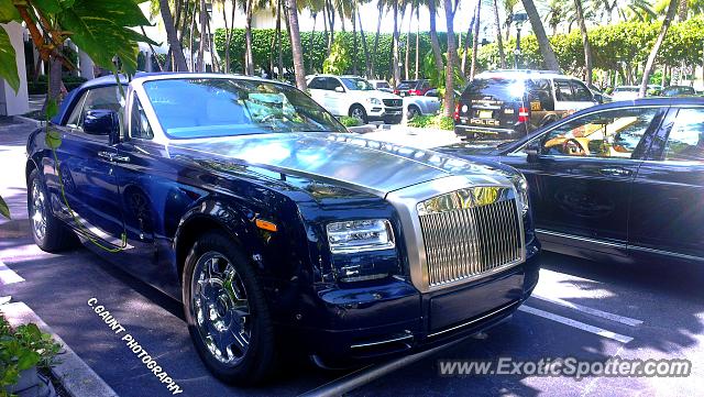 Rolls Royce Phantom spotted in Miami Beach, Florida