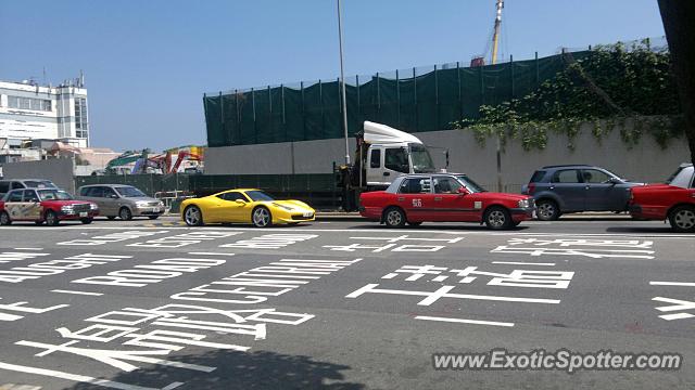 Ferrari 458 Italia spotted in Hong Kong, China