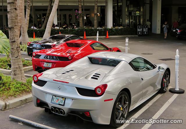 Ferrari 458 Italia spotted in Miami, Florida